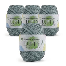 SEVY Loopy 天然紙線 4入, 104 自然感藍色, 4個