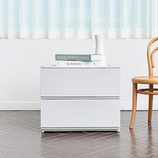 CASAMARU 潮流簡約2層寬版抽屜櫃 500 成品, 2個, 灰白色