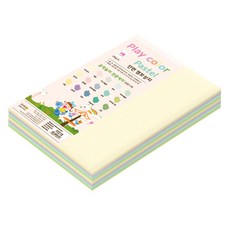 paperculture Play Color 粉彩美術紙 混合 180g 8開 200張, 15色, 1組