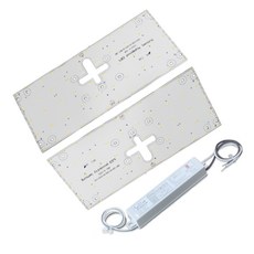 SMD TEC LED燈板模組 S4 400*165mm 50W+KC變壓器, 日光, 1組