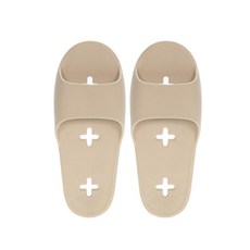 SHABATH 不卡門輕薄浴室拖鞋, 砂米黃, 1個