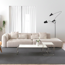 리빙휴 먼지없는 방수 러그 거실 카페트