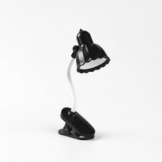 메이크마인 미니 led 집게 스탠드 LD10C, 블랙