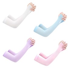 Monster 袖套 4件組, 白色, 粉紅色, 紫色, 藍色