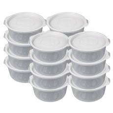 簡約Lock收納容器 3號, 淺灰, 16入