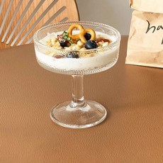 맙소샵 카페 감성 무드 디저트 다과 유리컵 써클 SH337, 2개