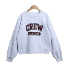 라라온 라운드넥 레터링 맨투맨 D506