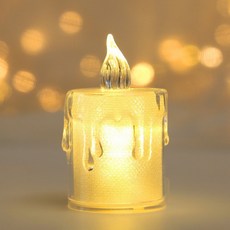 Mostick LED 融蠟效果裝飾蠟燭 3.7 x 6.5 cm, 混合色