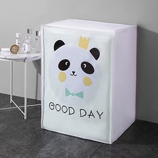 北歐風洗衣機防水防塵罩, 熊貓