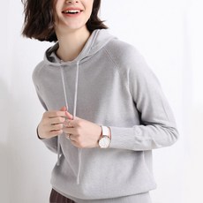 soleil 女款 Jane 素色連帽針織衫 基本款毛衣