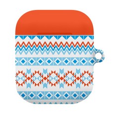 JUST4YOU 24 에스닉 아이폰 에어팟 하드 케이스, 에스닉1