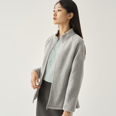 zishen 女款 Essential 混色高領刷毛外套 LSSFNA72