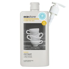 ecostore 宜可誠 奶瓶蔬果洗潔精 檸檬香, 500ml, 1瓶