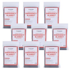 브리즈문 비상용 보온 은박담요 응급 체온유지 대형, 은색, 9개