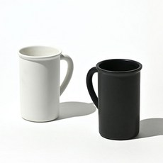 ERATO 標準長款陶瓷手把馬克杯 450ml, 2個, 混色