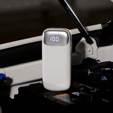 메이튼 차량용 휴대용 배터리 방전 충전 리부트 점프스타터, 1개, 16000mAh