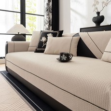 G&Y 摩登黑線四季沙發墊