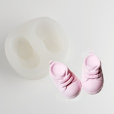 Hannas 嬰兒運動鞋 2 球矽膠模具, 混色