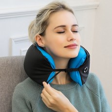 旅行多功能頸墊+眼罩+耳塞套組, 天空