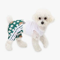 ITS DOG 寵物泰迪花綻放連身衣, 懸崖綠