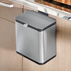 Maxcook 不鏽鋼廚餘桶 壁掛式 黏貼式 3L, 單品, 1個