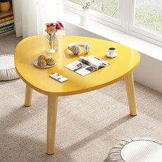 더뉴커머스 다용도 테이블 48 x 48 cm, 옐로우