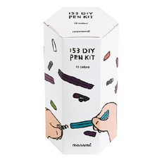 monAmi 153 DIY 筆套組 12色, 1組, 綜合色