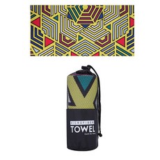 3D列印方形沙灘巾 + 收納袋 A_RD_963, 線條造型, 1套