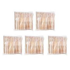 一次性竹製迷你叉子, 5套, 100個