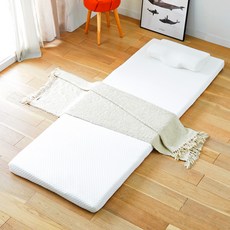 LAKULAKU 記憶棉床墊 CBK-1100, 7cm, 白色