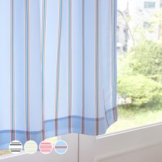 The Zari 世紀中期現代條紋門簾, 無邊際泳池