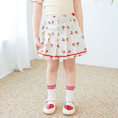 MARI N MORI 女童百褶褲裙