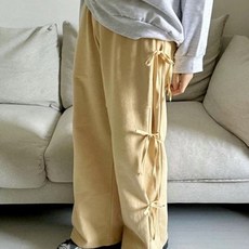 Made J女款Gechu側蝴蝶結寬鬆運動褲 PT5222