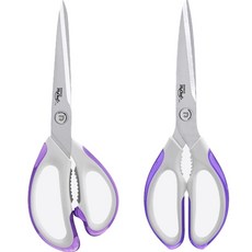 Dorco MyChef 時尚廚房剪刀組 (單手型+雙手型) 紫羅蘭色, 1套, 紫色