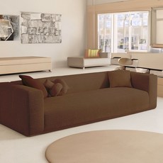 sellinroom 生活防水沙發防水型沙發套+尖頭固定海綿組, 巧克力棕色, 1組