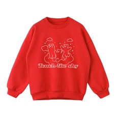 Jenny 青少年 Oversize 天空熊大學T JN1028M