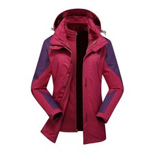 女款雙色戶外防風外套 LK 527