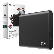 PNY 攜帶式移動固態硬碟 PSD0CS2060-1TB-RB, 1TB, 黑色