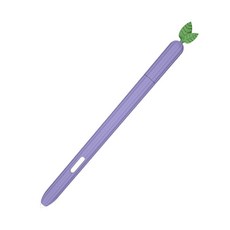 뷰씨 갤럭시탭 S펜 나뭇잎 실리콘 케이스 S9 / S8 / S7 / 플러스 / 울트라 / FE, 1개, 라벤더
