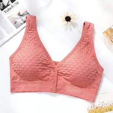 壓紋前扣式哺乳內衣
