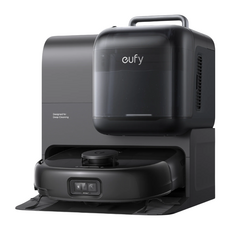 eufy 自清潔掃拖一體全能掃地機器人 Omni E28, 黑色