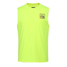 퀵실버 남성용 래시가드 반팔티 QB21RE145, YEL