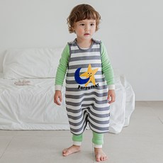 Cordi-i 男童印花條紋連身背心
