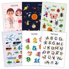 LAIKAMI A2海報 我的身體+昆蟲+交通工具+數字+字母+宇宙 B組, 雷卡米, 金彬