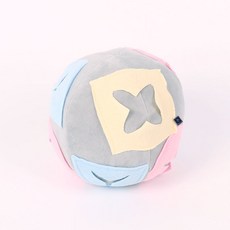 DING DONG PET 可拆式寵物粉彩嗅覺玩具球, 灰色的, 1個