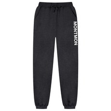 몬티몬 남성용 기본 빅폰트 밴딩 조거팬츠 TTZ_0002