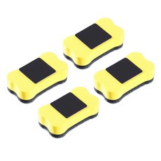 FORONEMILLION 磁鐵白板擦 4入, 黃色