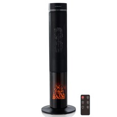 UnIMAX 塔式火焰遙控PTC電暖器, UMP-800FDB, 混色