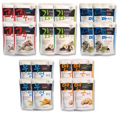 오희숙전통부각 전통부각 5종 x 4p 세트, 1세트, 30g
