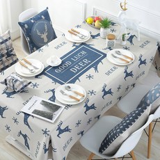 MarketA 北歐風格迪爾咖啡桌布, TYPE2, 140 x 200 cm